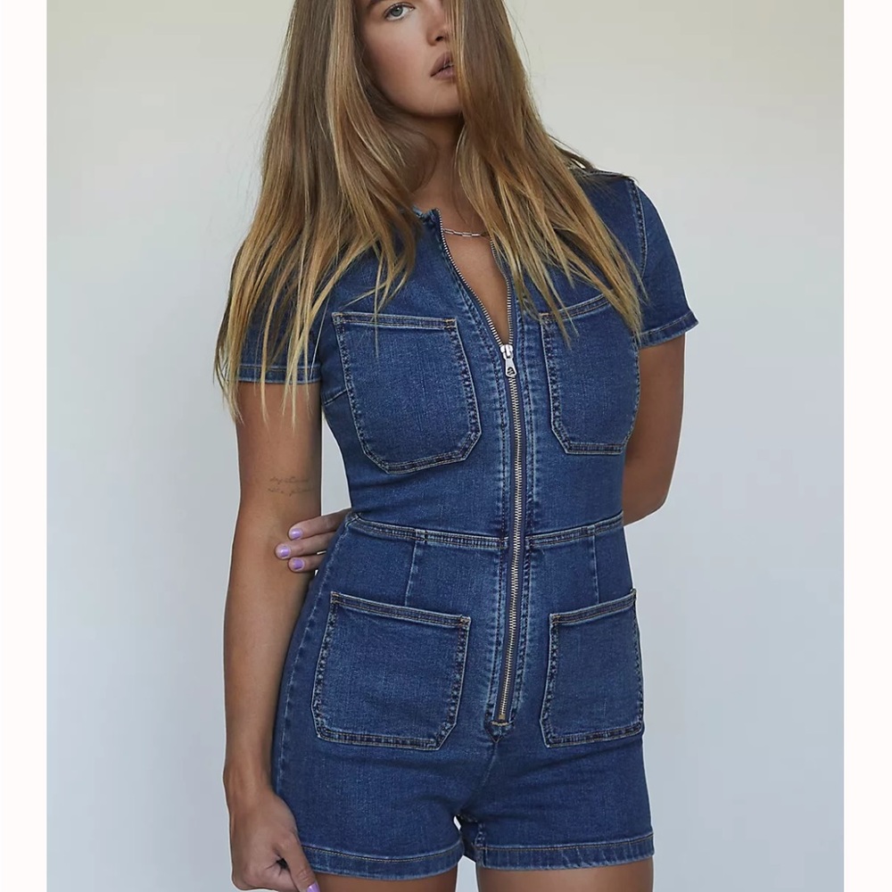 Free People CRVY Lennox Shortsuit NWOT